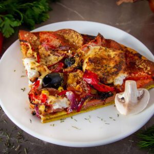 Pizza s veganskom kobasicom