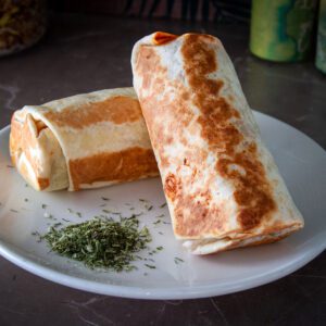 Tortilja s veganskom kobasicom